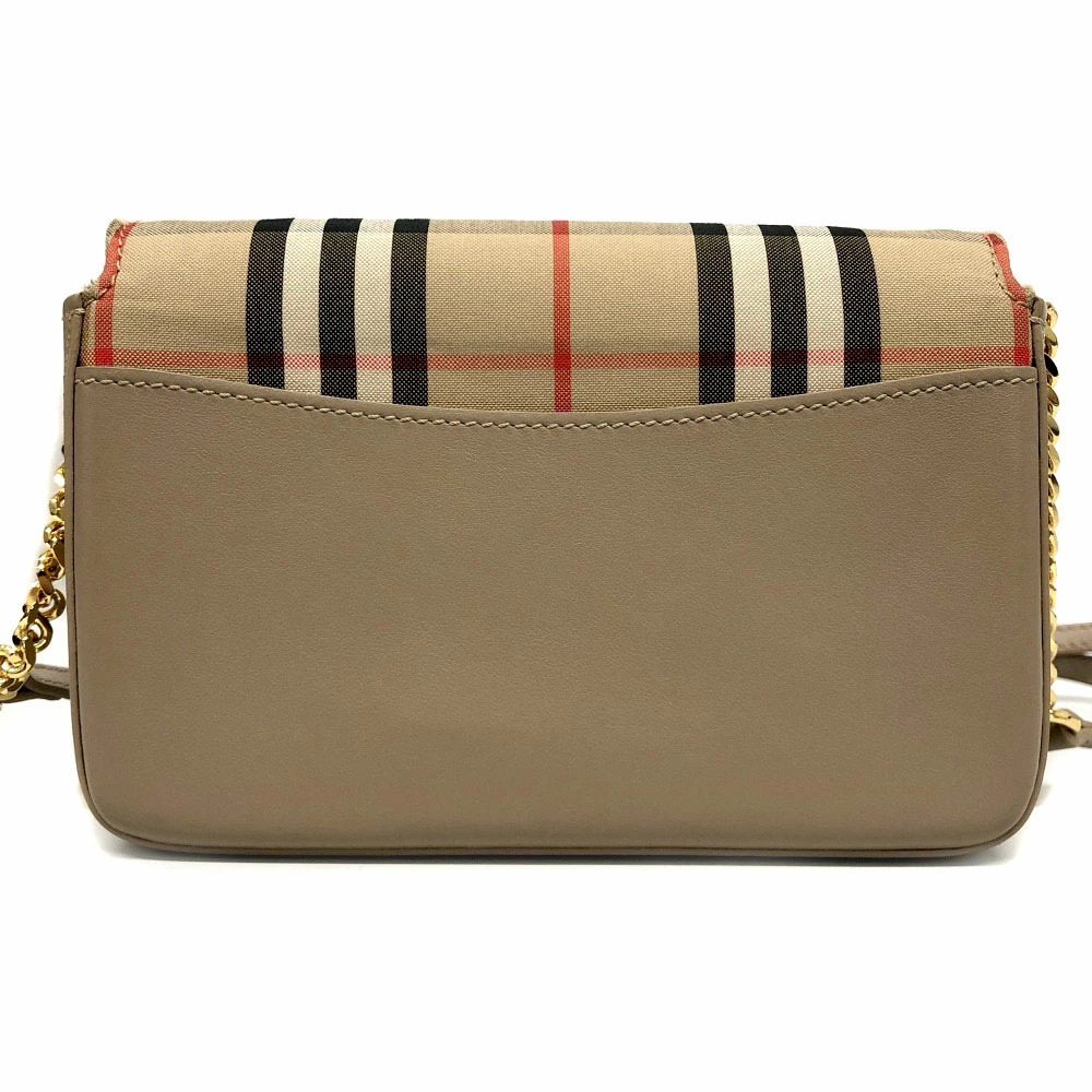 BURBERRY Bag Shoulder Clutch Nova Check Beige Clutch - Picture 3 of 11